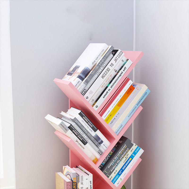 4 Shelves Standard Bookshelf Contemporary Engineered Wood Bookcase Clearhalo 'Bookcases' 'furn' 'furn_bookcases' 'Furniture' 'Office Furniture' 6476511