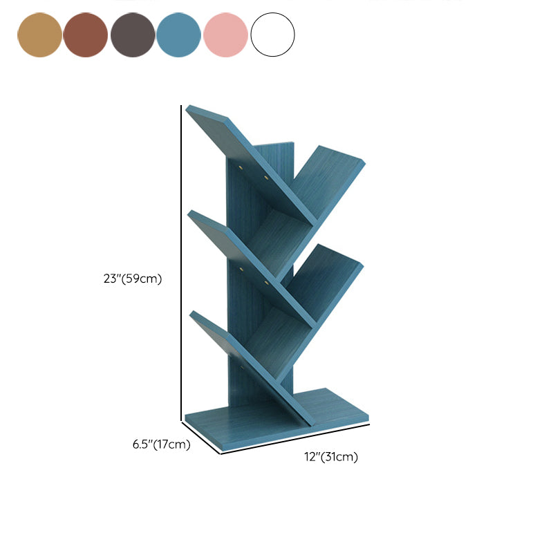 4 Shelves Standard Bookshelf Contemporary Engineered Wood Bookcase Clearhalo 'Bookcases' 'furn' 'furn_bookcases' 'Furniture' 'Office Furniture' 6476514