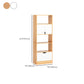 Engineered Wood Standard Bookshelf Modern Open Back Bookcase with Drawers