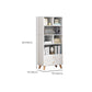 Engineered Wood Standard Bookshelf Modern Open Back Bookcase with Drawers