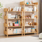 Hedendaags gemanipuleerde houten boekenkast Standaard Open Back boekenplank met planken