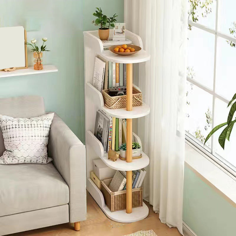 Hedendaags gemanipuleerde houten boekenkast Standaard Open Back boekenplank met planken