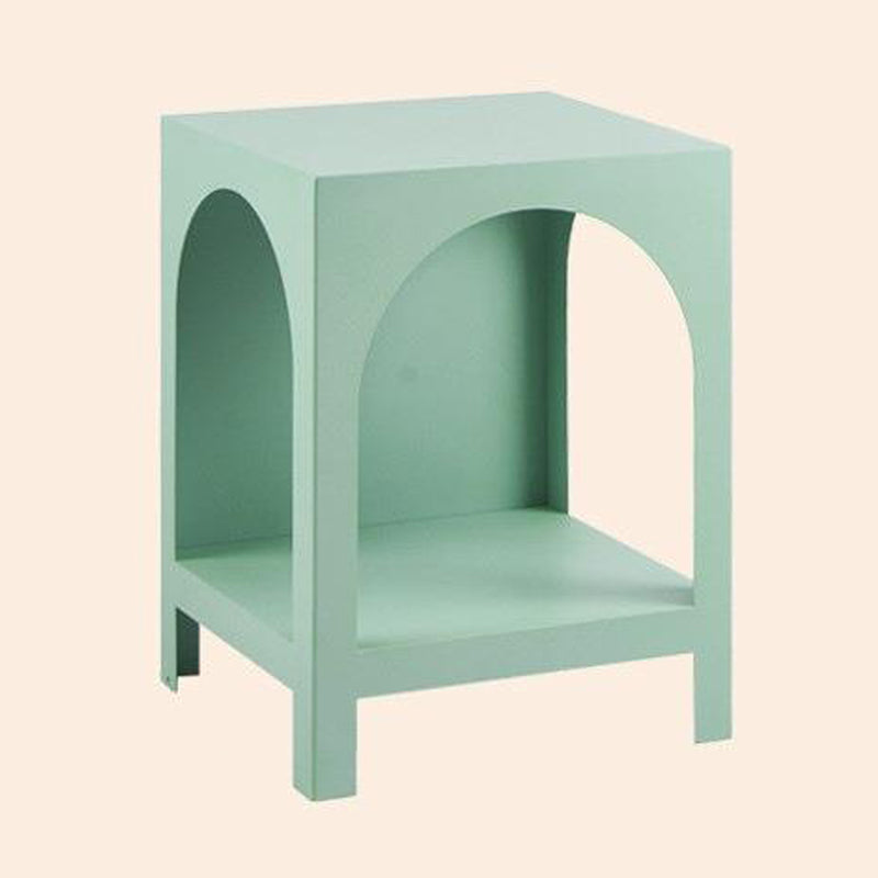 13.78 "W Scandinave antique finis final étagère bibliothèque en métal étagère avec étagères