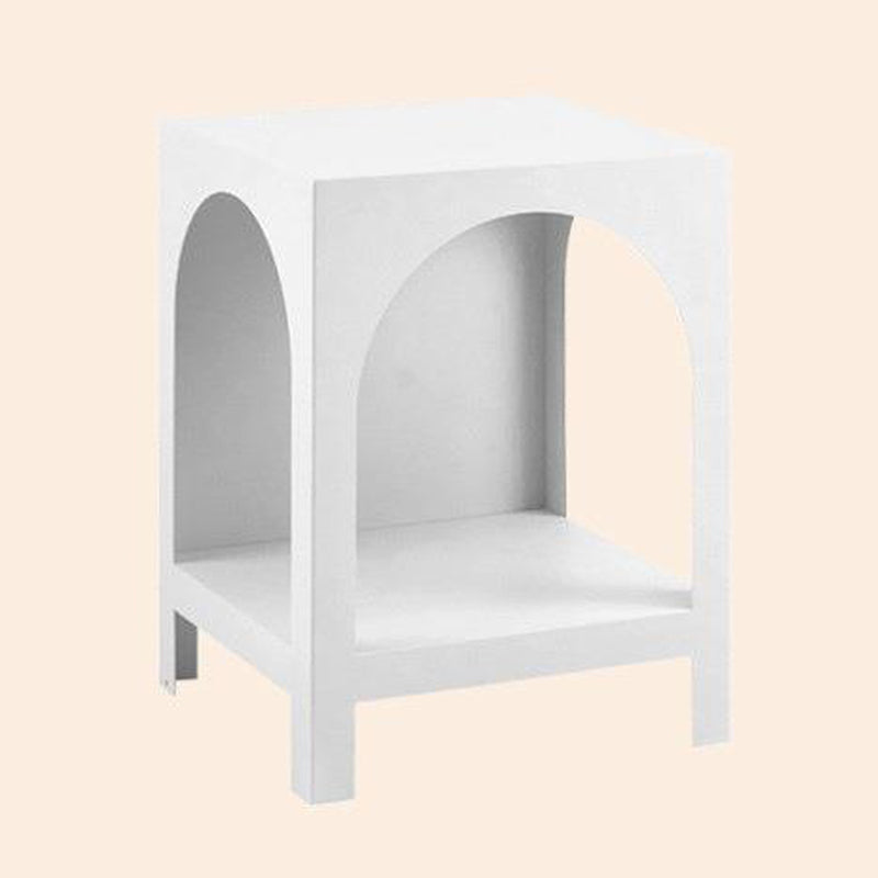 13.78 "W Scandinave antique finis final étagère bibliothèque en métal étagère avec étagères