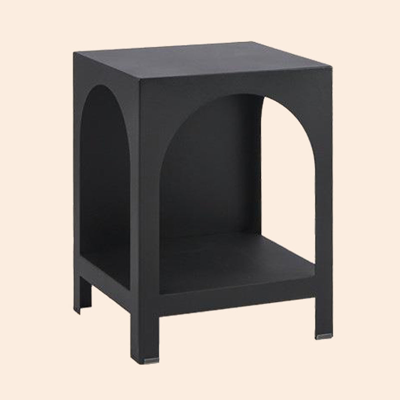 13.78 "W Scandinave antique finis final étagère bibliothèque en métal étagère avec étagères