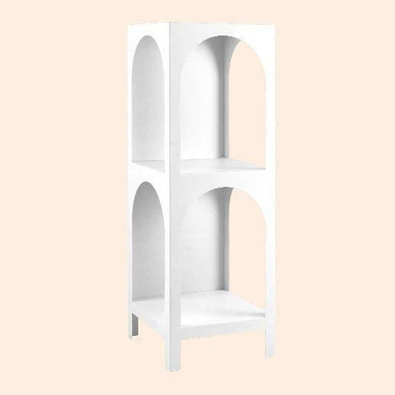 13.78 "W Scandinave antique finis final étagère bibliothèque en métal étagère avec étagères