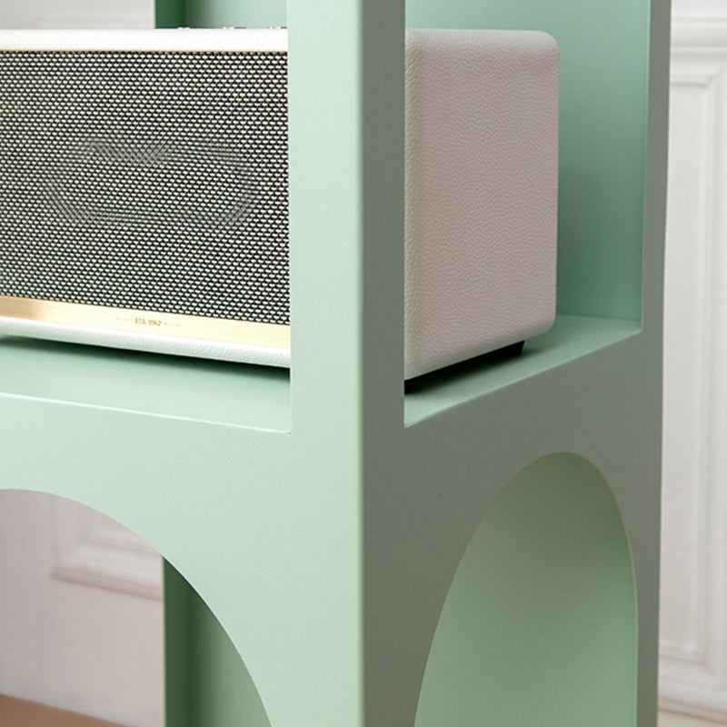 13.78 "W Scandinave antique finis final étagère bibliothèque en métal étagère avec étagères