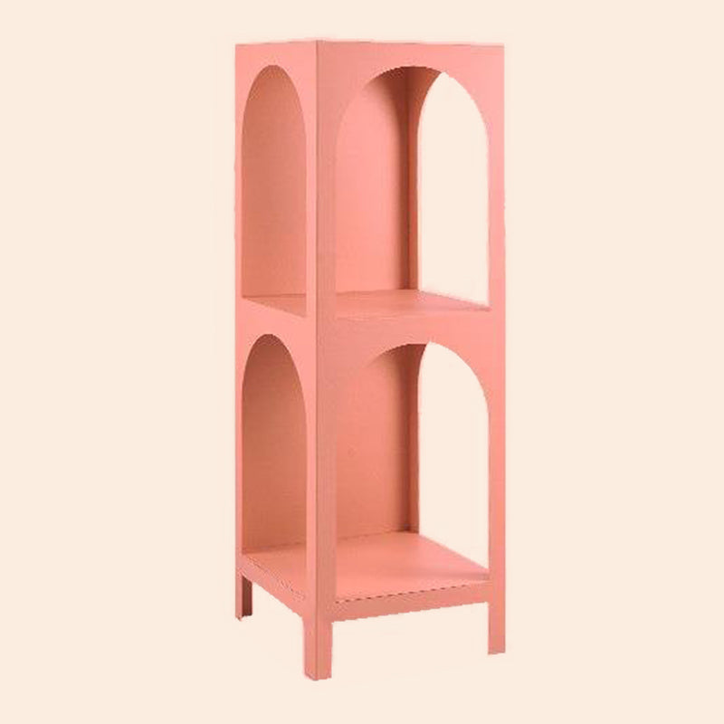 13.78 "W Scandinave antique finis final étagère bibliothèque en métal étagère avec étagères