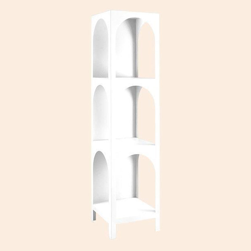 13.78 "W Scandinave antique finis final étagère bibliothèque en métal étagère avec étagères