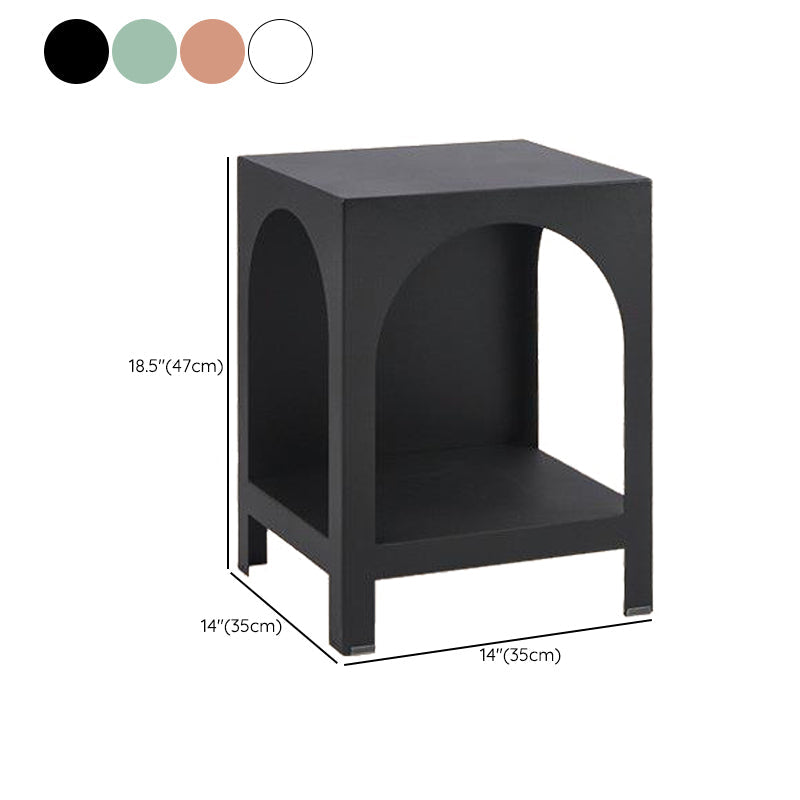 13.78 "W Scandinave antique finis final étagère bibliothèque en métal étagère avec étagères