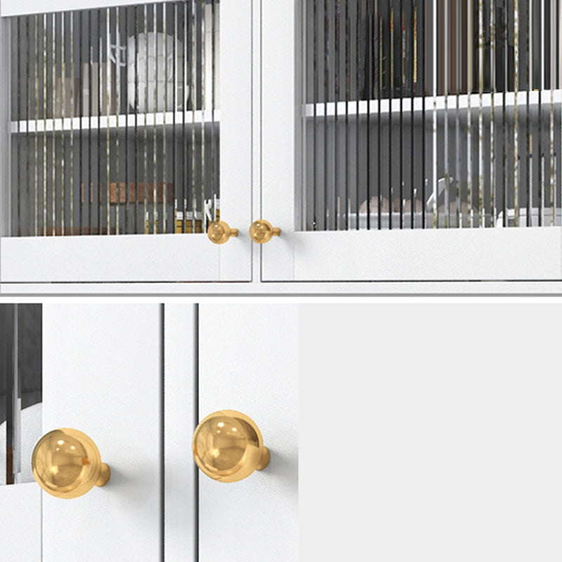 Buffet de comedor de piedra de estilo glam para gabinetes y cajones