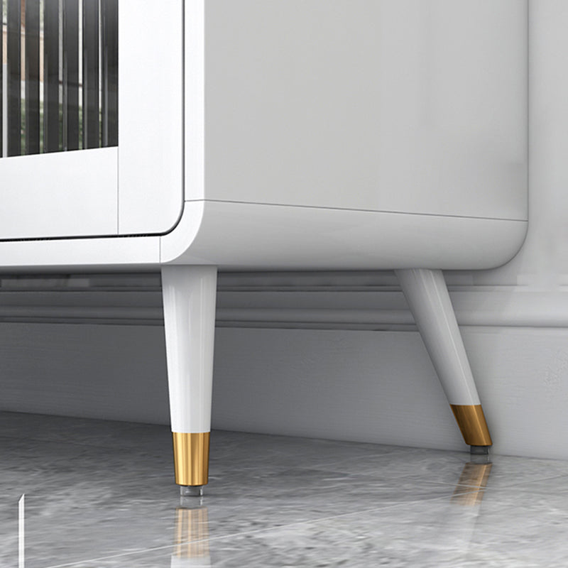 Buffet de comedor de piedra de estilo glam para gabinetes y cajones