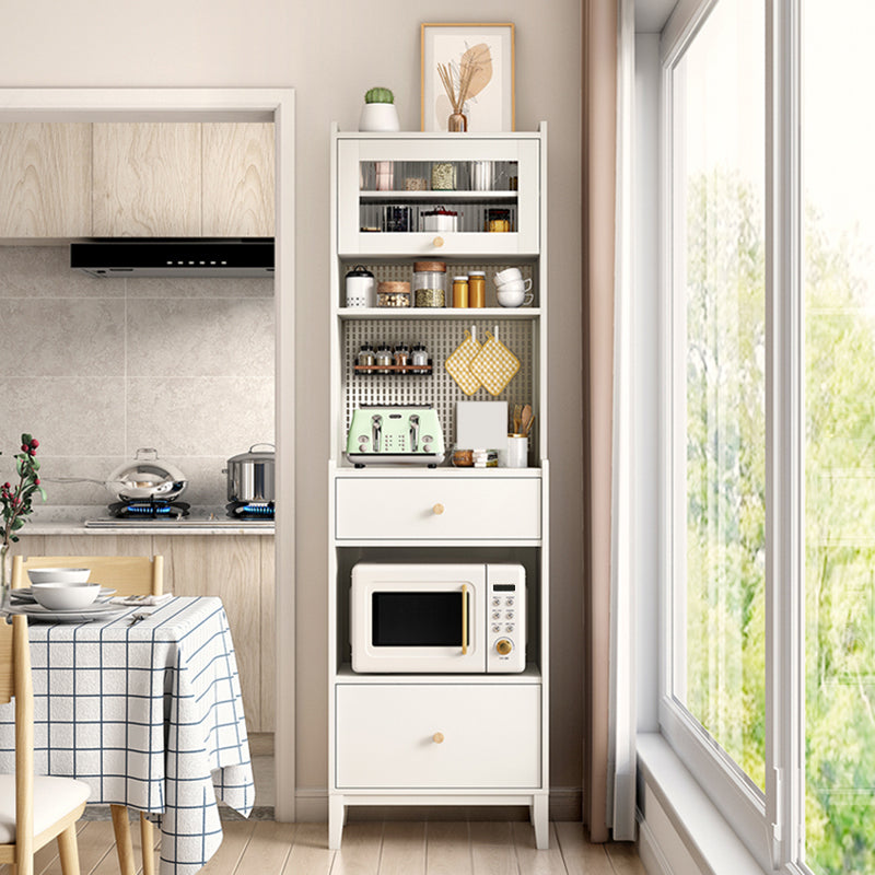 Pastel de piedra contemporáneo Buffet Singer Buffet con gabinetes y cajones