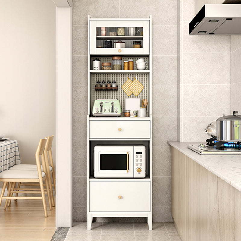 Pastel de piedra contemporáneo Buffet Singer Buffet con gabinetes y cajones