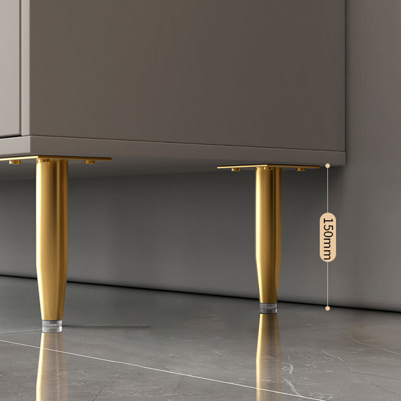 Contemporary Buffet Sideboard Stone Buffet Stand with Cabinet and Drawers Clearhalo 'buffet_sideboard' 'Buffets & Sideboards' 'furn' 'furn_buffet_sideboard' 'Furniture' 'Kitchen & Dining Furniture' 6476651