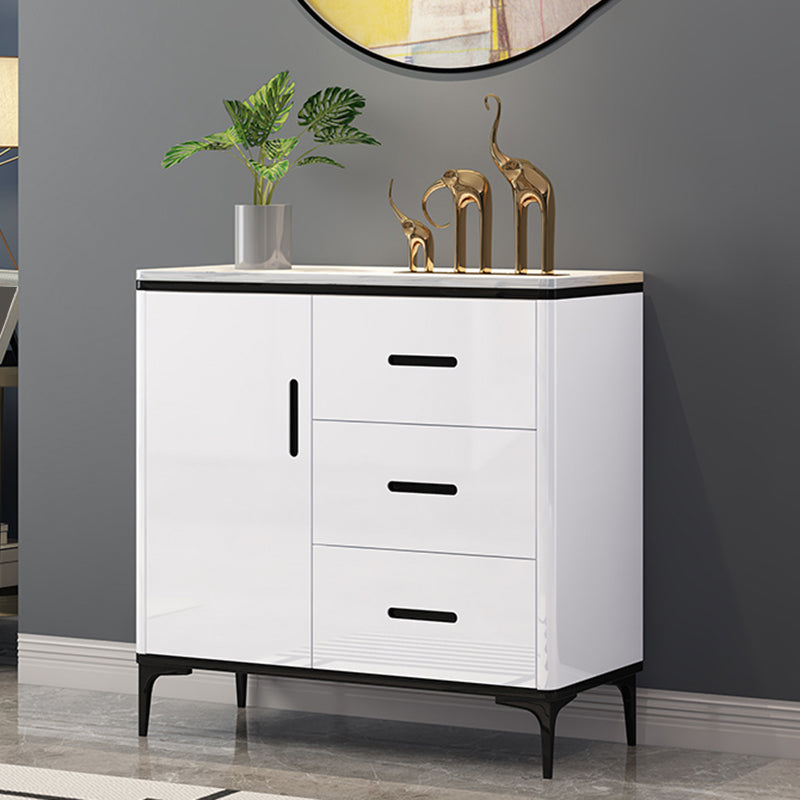 Contemporaneo a buffet a buffet a buffet in legno con mobile e cassetti