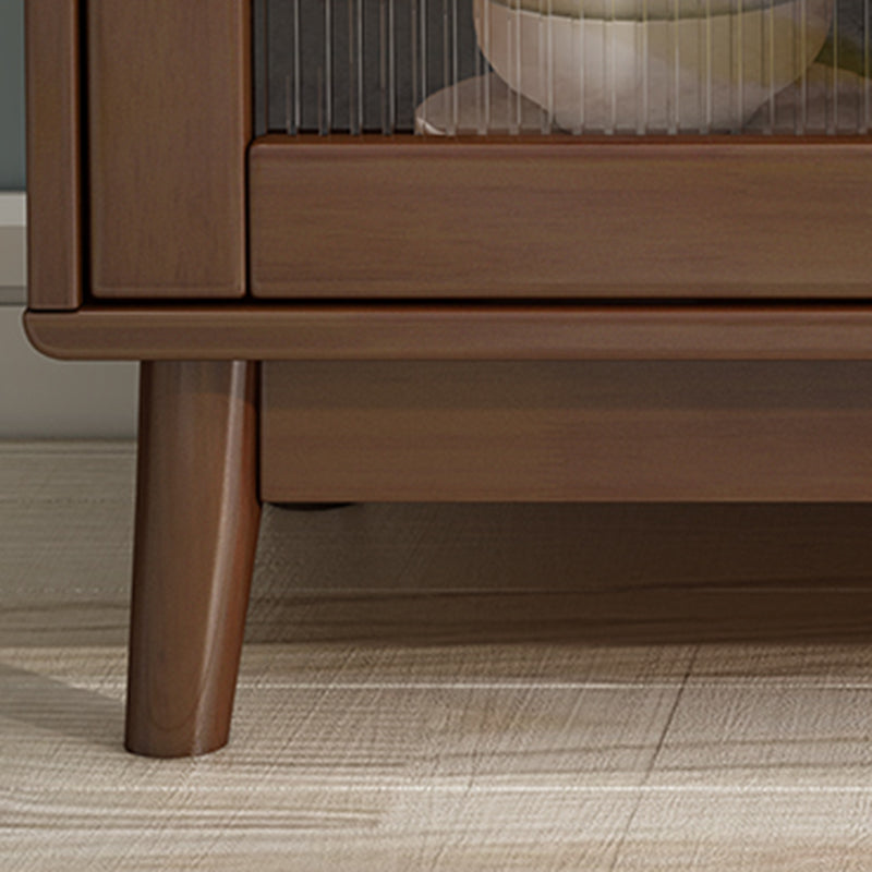 Tablero de madera de estilo de buffet de estilo contemporáneo con gabinetes