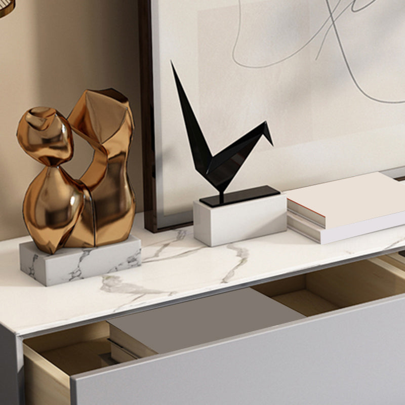 Tavolo da tavolo a buffet in stile contemporaneo con cassetti