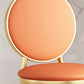 Leather Bar Stool Backrest Counter Stool for Bristol with Gold Frame