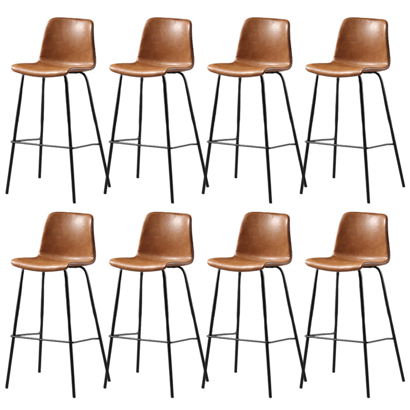 Barkruk in moderne stijl, leren rugleuning, tegenkruk voor Bristol