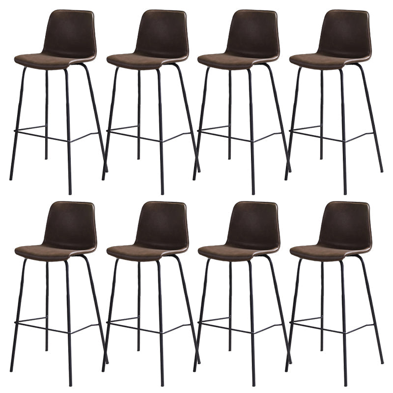 Barkruk in moderne stijl, leren rugleuning, tegenkruk voor Bristol