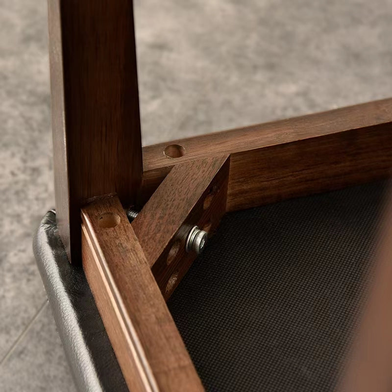 Mid-Century Modern Bench Wooden Seating Bench with Cushioned Clearhalo 'Benches' 'Chairs & Seating' 'furn' 'furn_benches' 'Furniture' 'Living Room Furniture' 6477009