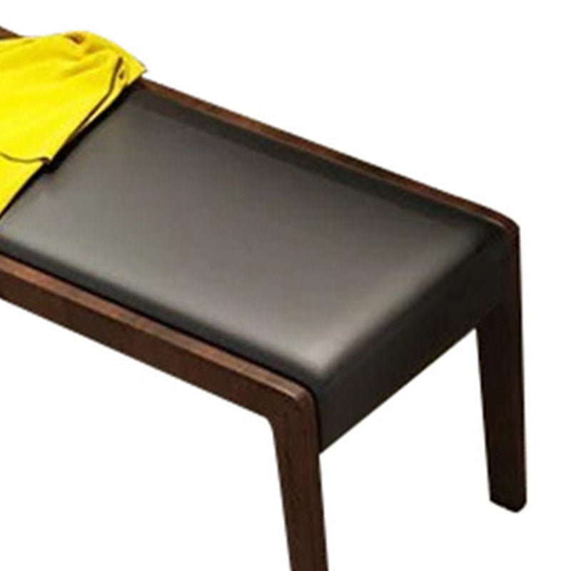 Mid-Century Modern Bench Wooden Seating Bench with Cushioned Clearhalo 'Benches' 'Chairs & Seating' 'furn' 'furn_benches' 'Furniture' 'Living Room Furniture' 6477011