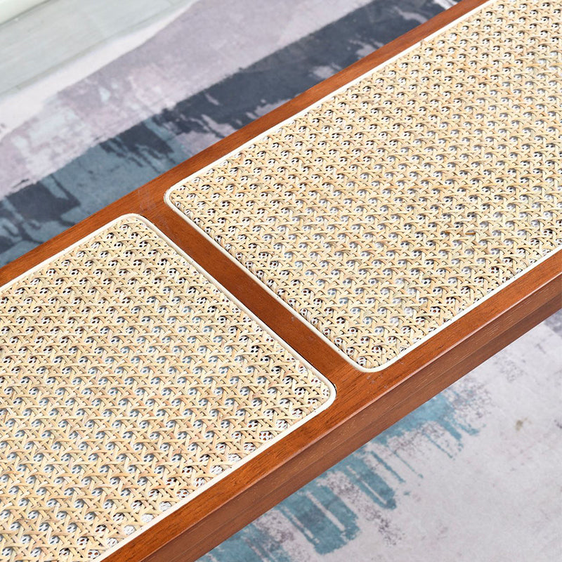 Tropical Solid Wood Bedroom Bench 17.3" Height Seating Bench with Legs Clearhalo 'Benches' 'Chairs & Seating' 'furn' 'furn_benches' 'Furniture' 'Living Room Furniture' 6477026