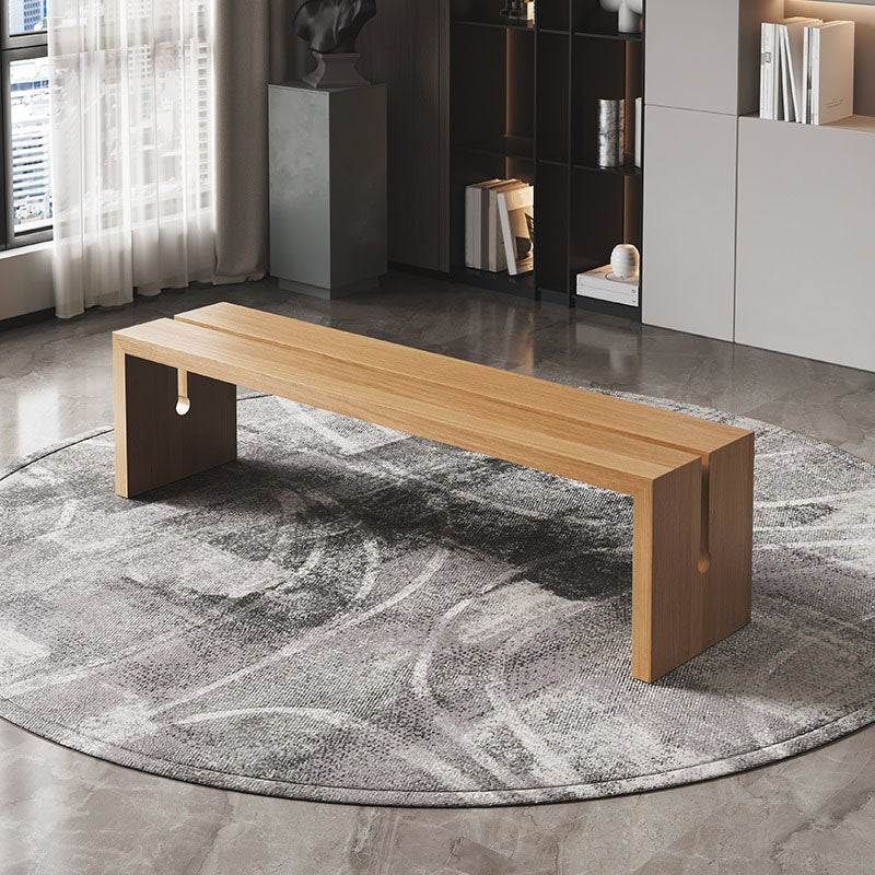 13.65" W Bedroom Bench Modern Style Solid Wood Seating Bench Natural Clearhalo 'Benches' 'Chairs & Seating' 'furn' 'furn_benches' 'Furniture' 'Living Room Furniture' 6477047