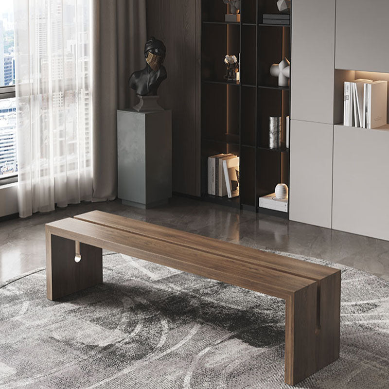 13.65" W Bedroom Bench Modern Style Solid Wood Seating Bench Clearhalo 'Benches' 'Chairs & Seating' 'furn' 'furn_benches' 'Furniture' 'Living Room Furniture' 6477048