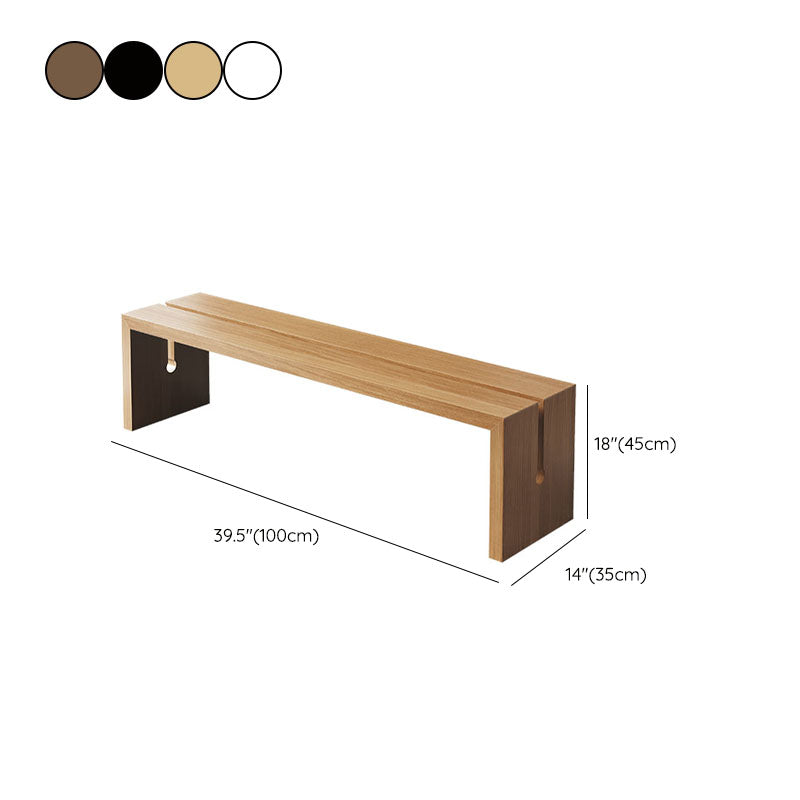 13.65" W Bedroom Bench Modern Style Solid Wood Seating Bench Clearhalo 'Benches' 'Chairs & Seating' 'furn' 'furn_benches' 'Furniture' 'Living Room Furniture' 6477064