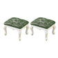 Mid-Century Modern Ottoman Faux Leather Tufted Upholstered Nailhead Trim Rectangle Ottoman Green 2 Piece Set Clearhalo 'furn' 'furn_ottomans_poufs' 'Furniture' 'Living Room Furniture' 'Ottomans & Poufs' 'ottomans_poufs' 6477374