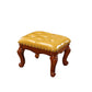 Mid-Century Modern Ottoman Faux Leather Tufted Nailhead Trim Rectangle Ottoman Yellow 1 Piece Clearhalo 'furn' 'furn_ottomans_poufs' 'Furniture' 'Living Room Furniture' 'Ottomans & Poufs' 'ottomans_poufs' 6477384
