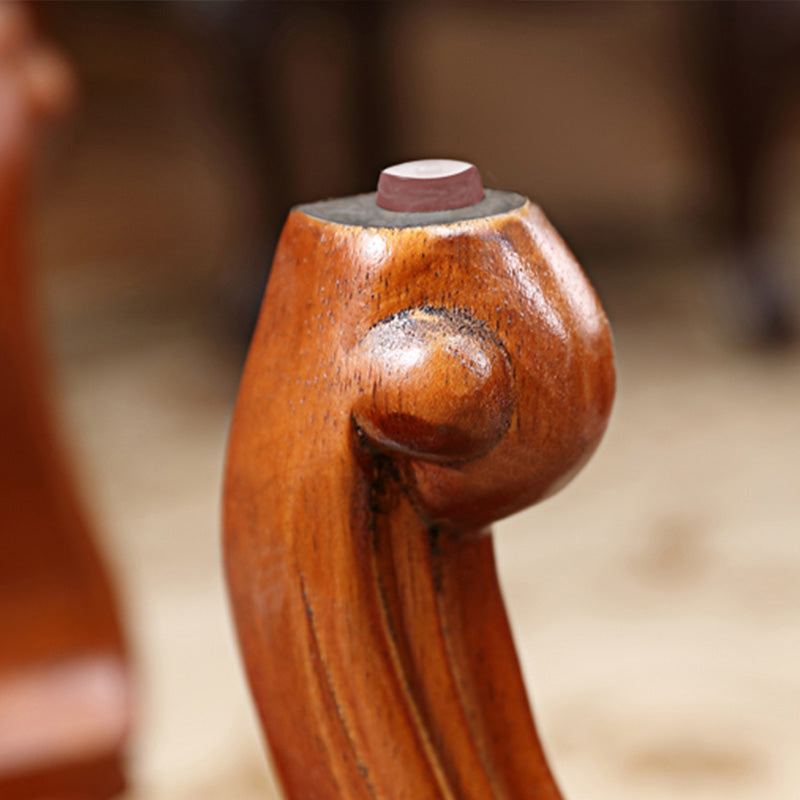 Mid-Century Modern Ottoman Faux Leather Tufted Nailhead Trim Rectangle Ottoman Clearhalo 'furn' 'furn_ottomans_poufs' 'Furniture' 'Living Room Furniture' 'Ottomans & Poufs' 'ottomans_poufs' 6477397