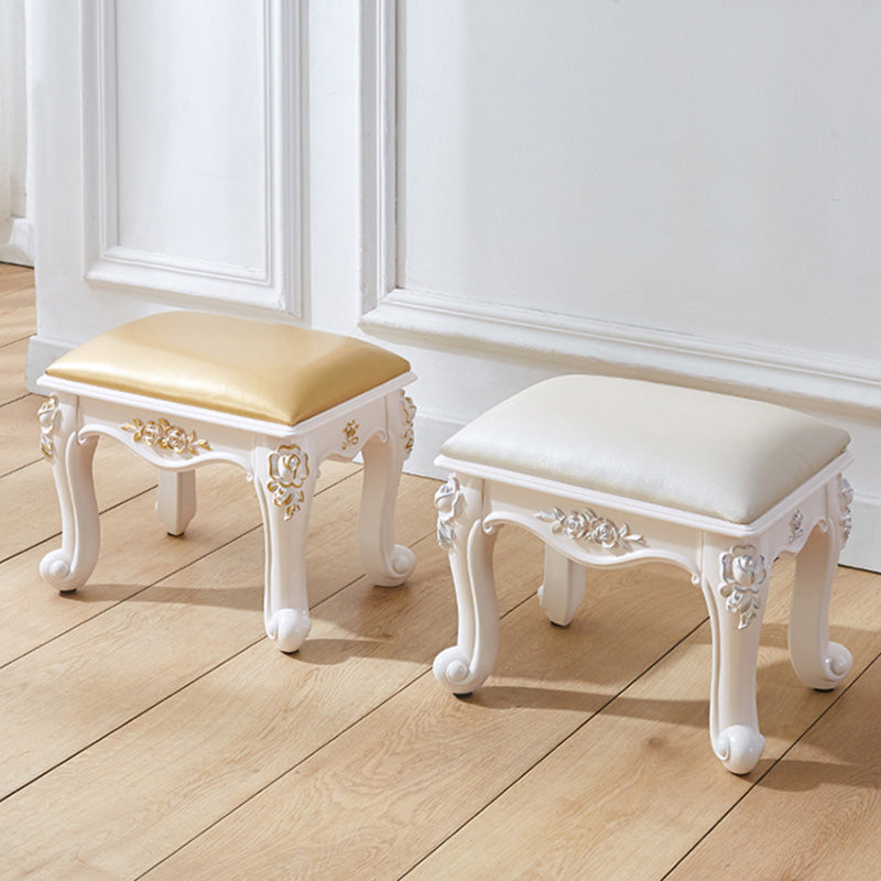 Pu en cuir ottoman pur sculpture de couleur purement glamour standard