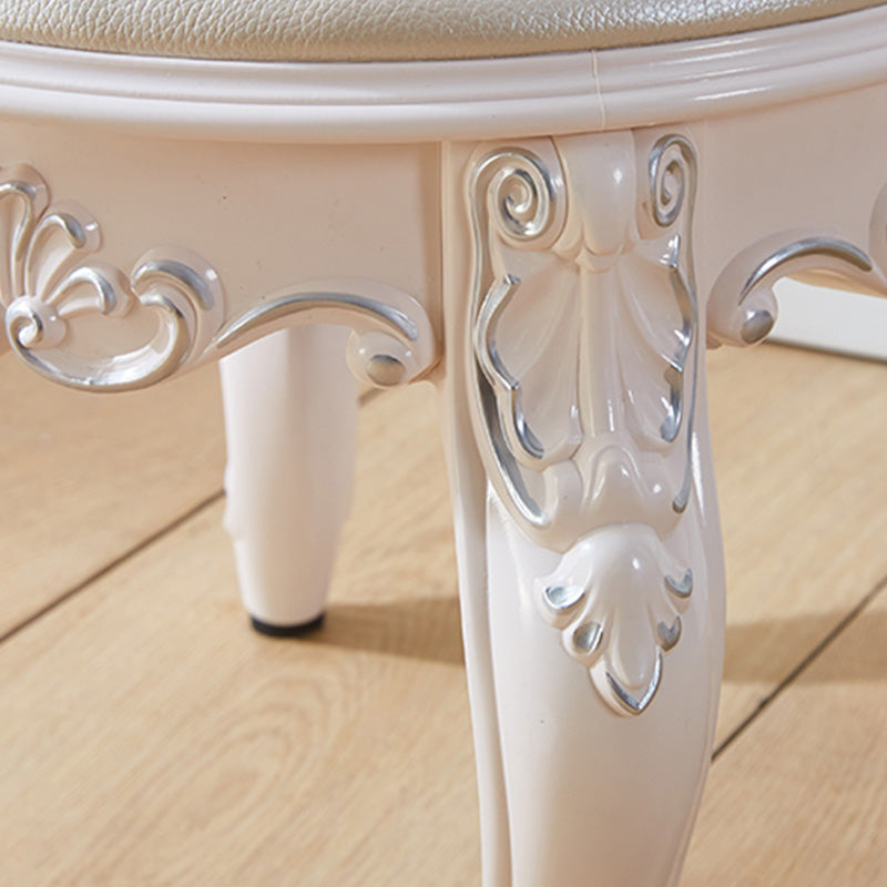 PU otomano de cuero puro color tallado de agua resistente al agua otomana estándar