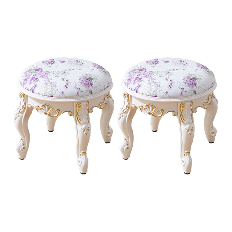 PU otomano de cuero puro color tallado de agua resistente al agua otomana estándar