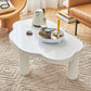 Contemporary White Coffee Cocktail Table Rectangle Wood Coffee Table Set Clearhalo 'Coffee & Accent Tables' 'Coffee Tables' 'coffee_tables' 'furn' 'furn_coffee_tables' 'Furniture' 'Living Room Furniture' 6477891