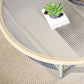 Glass Round Coffee Table 4 Legs Base Type Nesting Cocktail Table Clearhalo 'Coffee & Accent Tables' 'Coffee Tables' 'coffee_tables' 'furn' 'furn_coffee_tables' 'Furniture' 'Living Room Furniture' 6477959