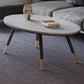 Slate Oval Coffee Table 4 Legs Base Type Single Cocktail Table Clearhalo 'Coffee & Accent Tables' 'Coffee Tables' 'coffee_tables' 'furn' 'furn_coffee_tables' 'Furniture' 'Living Room Furniture' 6477996