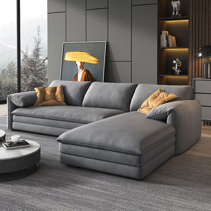 68 "W Contemporáne de tela de sofá seccional Sectional