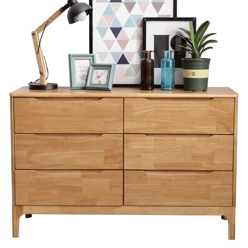 Rectangular Rubberwood Chest Mid-Century Modern Accent Chest Clearhalo 'Cabinets & Chests' 'cabinets_chests' 'furn' 'furn_cabinets_chests' 'Furniture' 'Living Room Furniture' 6478281