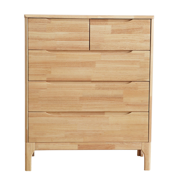 Rectangular Rubberwood Chest Mid-Century Modern Accent Chest Clearhalo 'Cabinets & Chests' 'cabinets_chests' 'furn' 'furn_cabinets_chests' 'Furniture' 'Living Room Furniture' 6478290