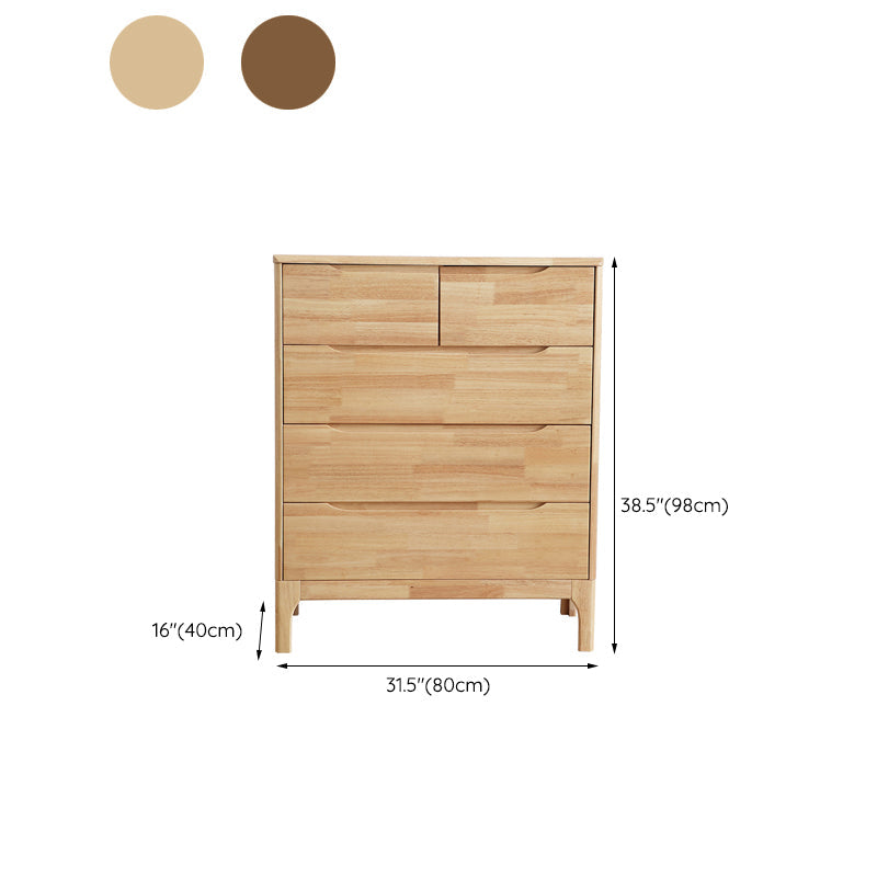 Rectangular Rubberwood Chest Mid-Century Modern Accent Chest Clearhalo 'Cabinets & Chests' 'cabinets_chests' 'furn' 'furn_cabinets_chests' 'Furniture' 'Living Room Furniture' 6478292