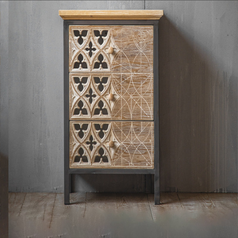 Industrial Rectangle Solid Wood With Doors Cabinet Distressed Wood Accent Cabinet Clearhalo 'Cabinets & Chests' 'cabinets_chests' 'furn' 'furn_cabinets_chests' 'Furniture' 'Living Room Furniture' 6478334