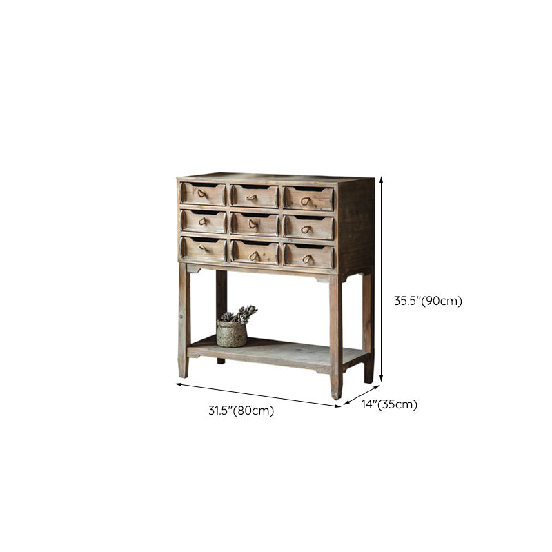 Industrial Rectangle Solid Wood With Doors Cabinet Distressed Wood Accent Cabinet Clearhalo 'Cabinets & Chests' 'cabinets_chests' 'furn' 'furn_cabinets_chests' 'Furniture' 'Living Room Furniture' 6478340