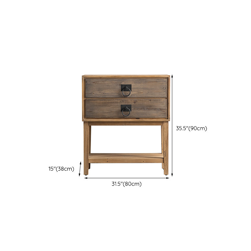 Industrial Rectangle Solid Wood With Doors Cabinet Distressed Wood Accent Cabinet Clearhalo 'Cabinets & Chests' 'cabinets_chests' 'furn' 'furn_cabinets_chests' 'Furniture' 'Living Room Furniture' 6478344