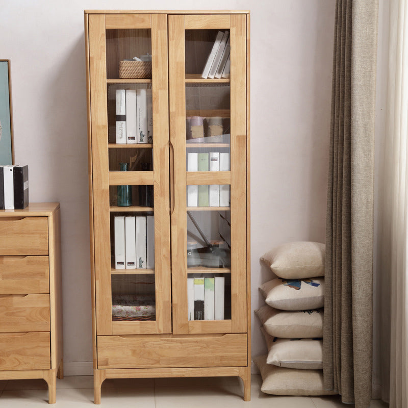 76.77" Tall Wood 1 - Drawer Accent Chest 2 Door Accent Cabinet Clearhalo 'Cabinets & Chests' 'cabinets_chests' 'furn' 'furn_cabinets_chests' 'Furniture' 'Living Room Furniture' 6478355