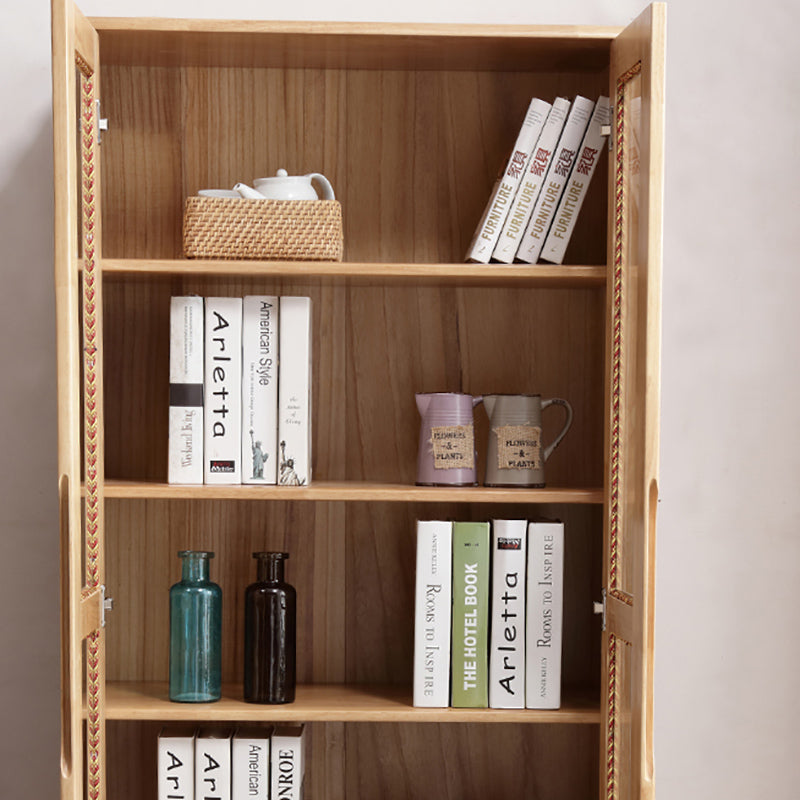 76.77" Tall Wood 1 - Drawer Accent Chest 2 Door Accent Cabinet Clearhalo 'Cabinets & Chests' 'cabinets_chests' 'furn' 'furn_cabinets_chests' 'Furniture' 'Living Room Furniture' 6478357