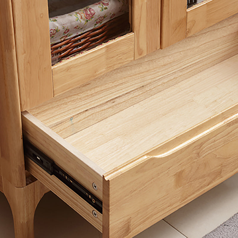 76.77" Tall Wood 1 - Drawer Accent Chest 2 Door Accent Cabinet Clearhalo 'Cabinets & Chests' 'cabinets_chests' 'furn' 'furn_cabinets_chests' 'Furniture' 'Living Room Furniture' 6478360